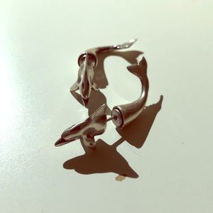 Vintage dolphin earrings